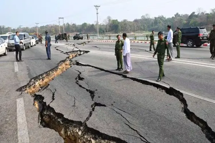 A 4.7 magnitude earthquake struck Myanmar.