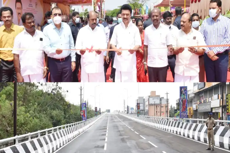 Tamil Nadu CM inaugurates J. Anbazhagan Flyover in Chennai, project worth Rs 164.92 crore