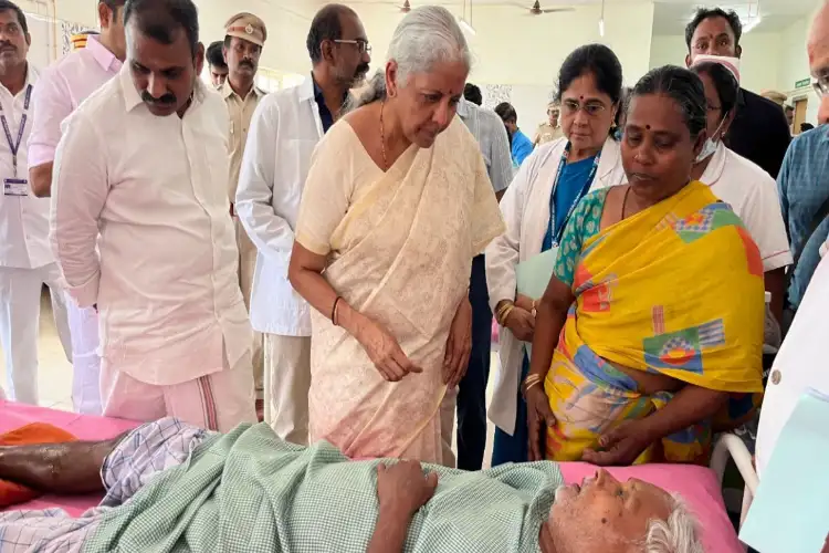 Karur stampede: NDA-BJP delegation visits hospital, meets injured victims