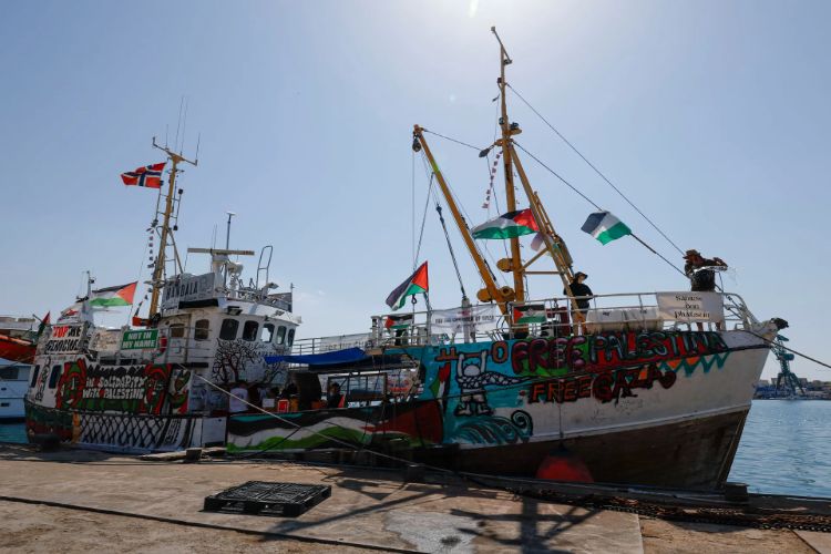 Israeli Navy intercepts fleet of ships carrying humanitarian aid to Gaza