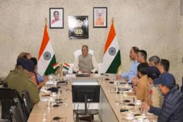 Ladakh's Lieutenant Governor visits Jammu, says situation is peaceful.