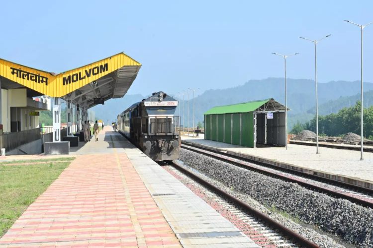 Mizoram Rail Connectivity: Delhi-bound Rajdhani train and Nagaland Cargo getting good response