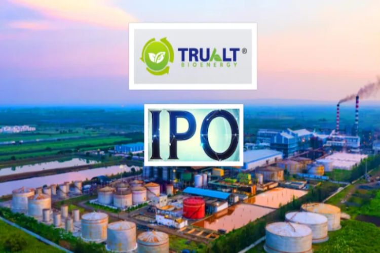 TruAlt Bioenergy shares listed with a gain of nearly 11 percent.