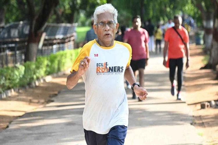 Nagabhushan, 74, from Hyderabad, who has participated in several marathons across the country, will now run in Boston.