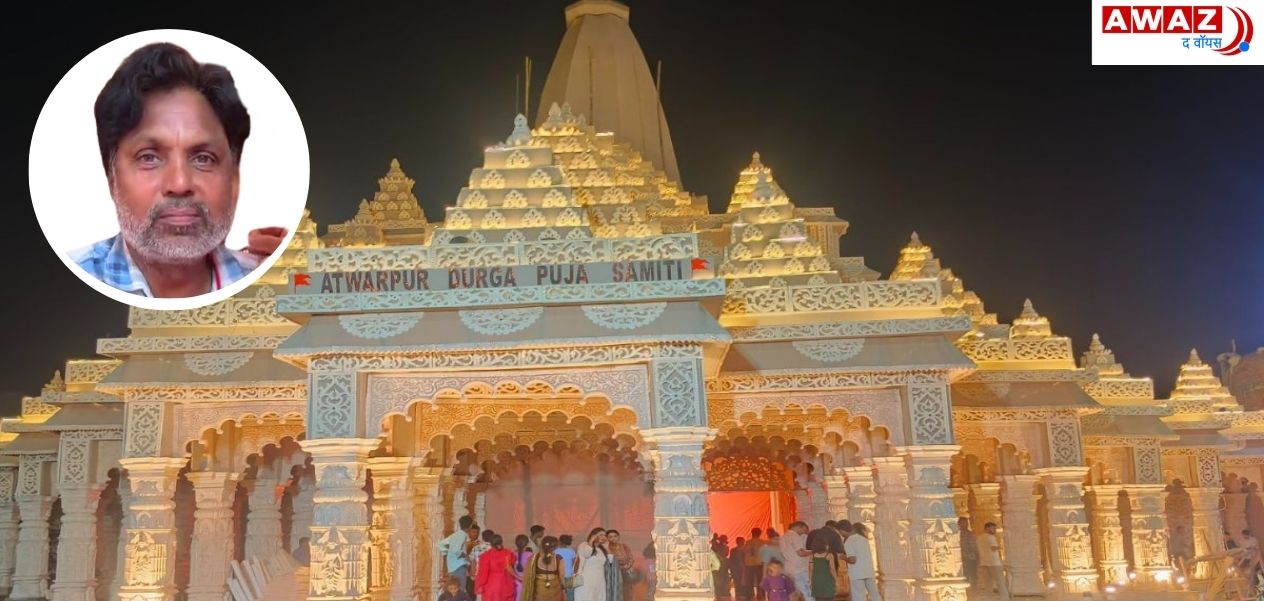 The role of Muslim artisans in building pandals like the Ram Temple – a shining example of Ganga-Jamuni culture