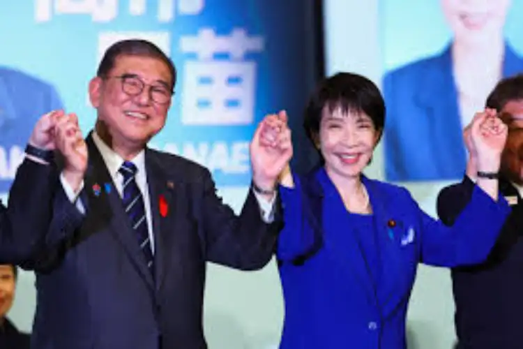 Japan's first female governing-party leader is an ultra-conservative star in male-dominated group
