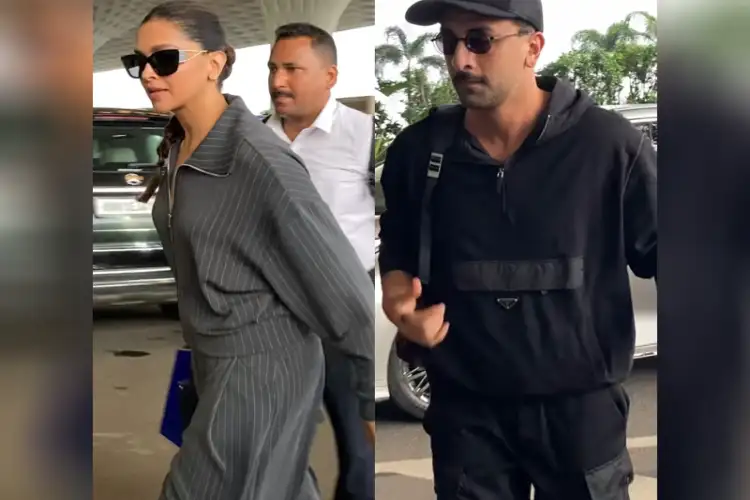 Viral video: Deepika, Ranbir's surprise airport hug sends fans into a frenzy