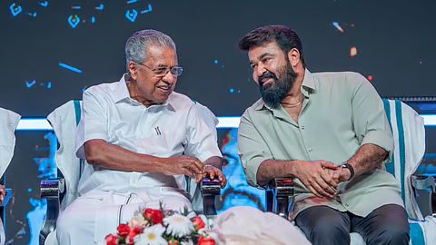 Kerala government felicitates Mohanlal on receiving the Dadasaheb Phalke Award