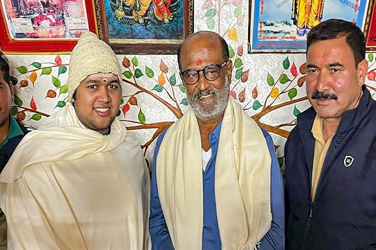 Uttarakhand: Veteran actor Rajinikanth visits Badrinath