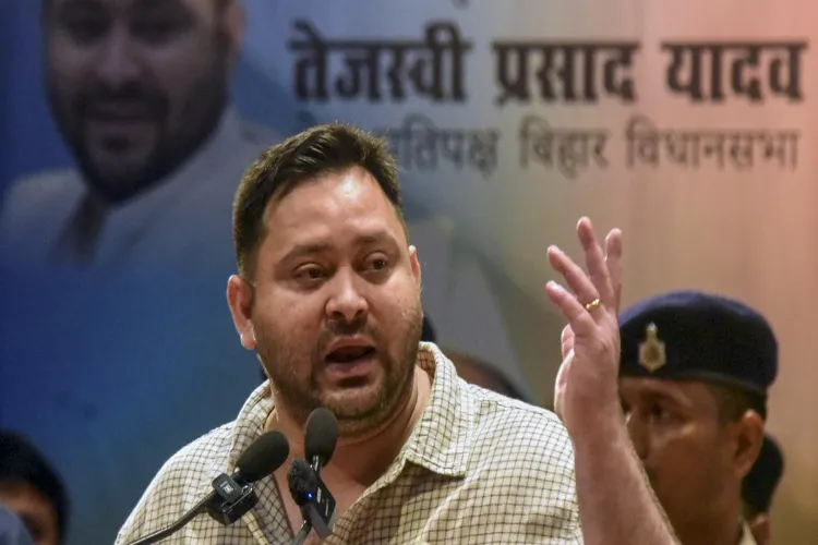 Tejashwi Yadav strongly condemns the attack on the CJI, questions the silence of the BJP