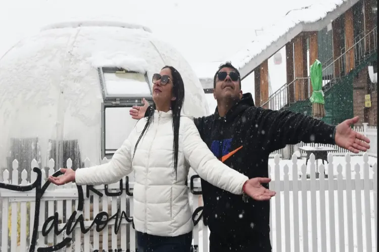 Weather changes: Snowfall in October, temperature drops to 16 degrees