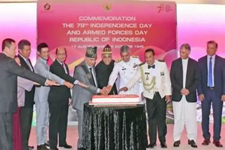 MoS Margherita attends 80th anniversary of Independence Day and Armed Forces Day of Indonesia