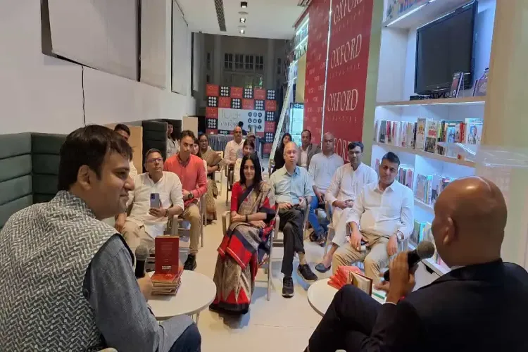Launch of 'Hanuman Chalisa' translated by Abhay at Oxford Bookstore