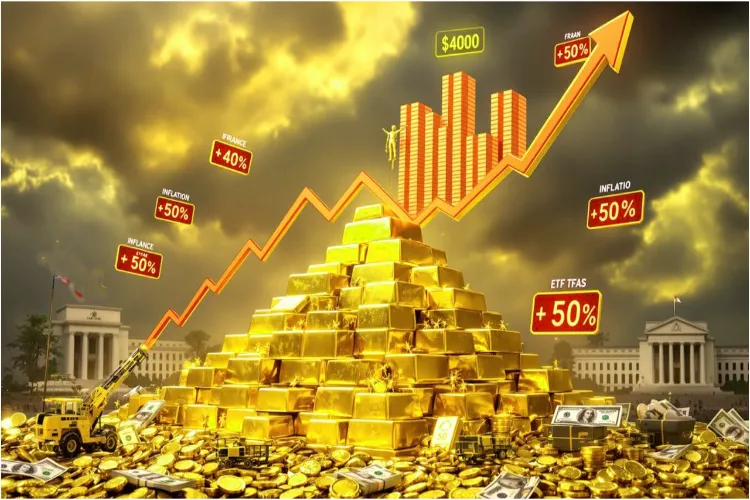 Gold prices in global markets hit historic highs, crossing 4,000 an ounce for the first time.