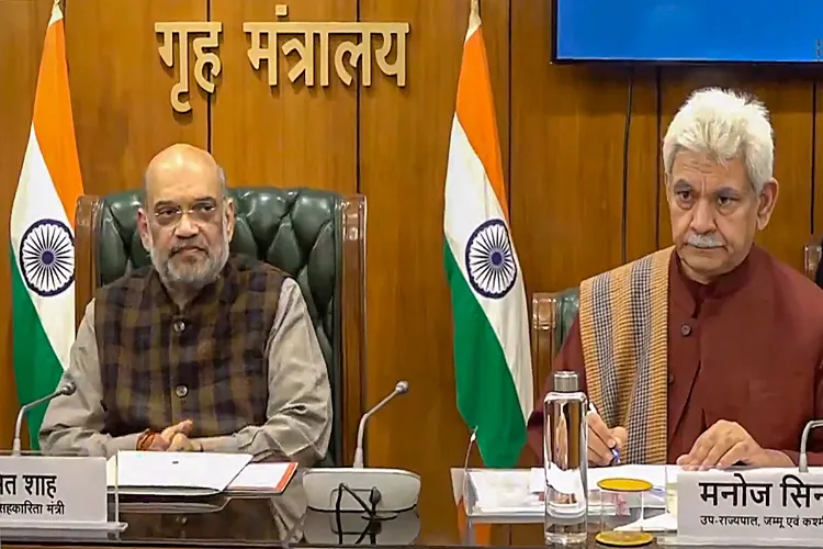 Home Minister Amit Shah chaired a high-level security review meeting on Jammu and Kashmir, directing strict action against terrorism.