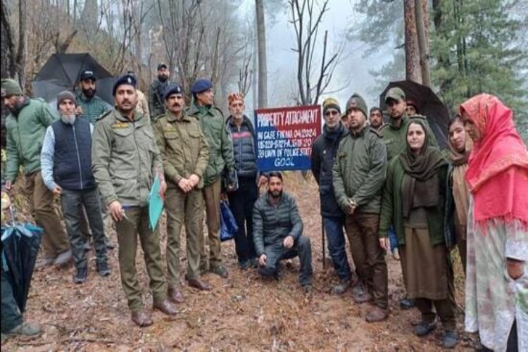 Terrorist's land attached in Jammu and Kashmir's Ramban