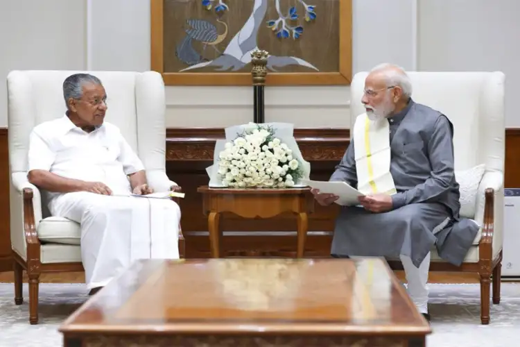 Kerala CM Pinarayi Vijayan meets PM Modi, discusses development projects for state