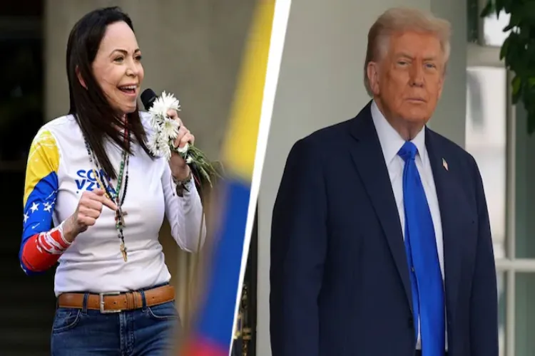 Maria Corina Machado dedicates Nobel Peace Prize to US President Trump