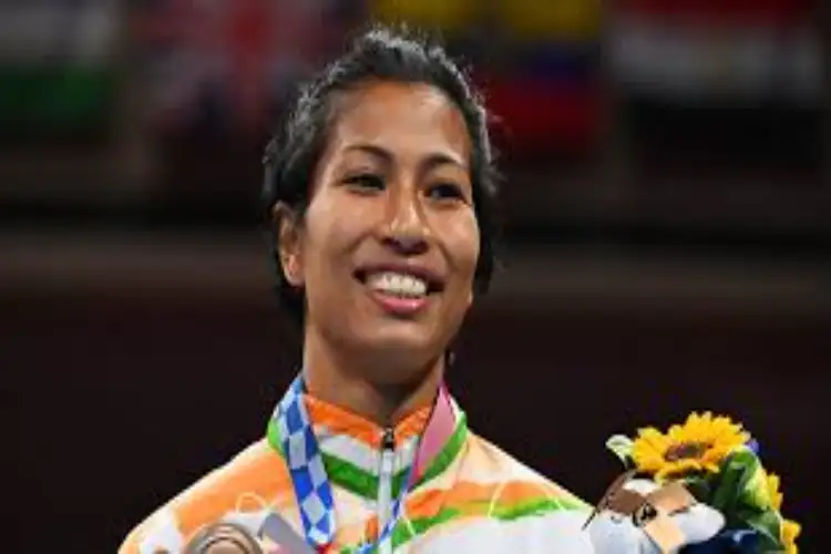 Lovlina Borgohain participates in Adidas India's Shake Out Run in Delhi