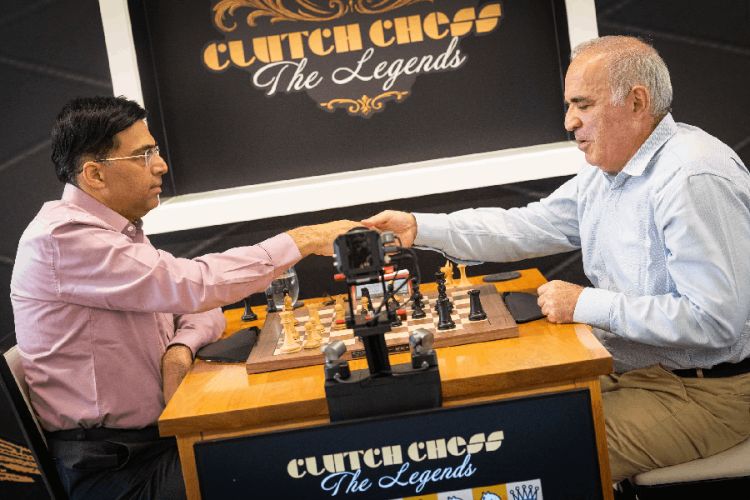 Clutch Chess Legends Match: Kasparov beats Anand 13-11