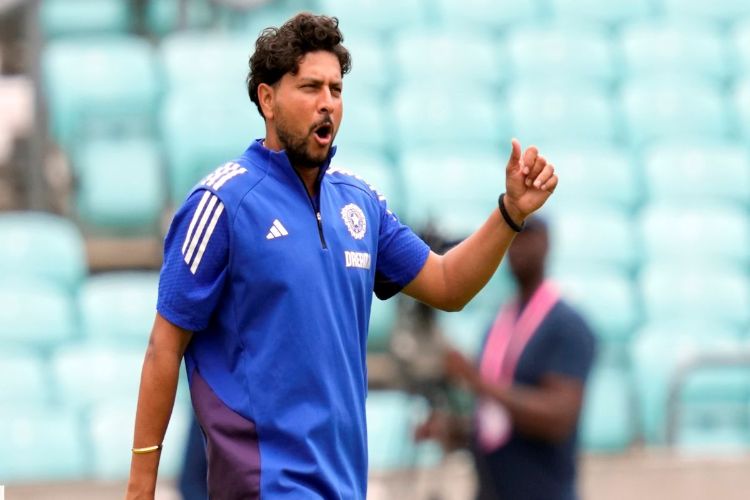 Kuldeep rattles West Indies middle order, India take eight wickets for 217 runs