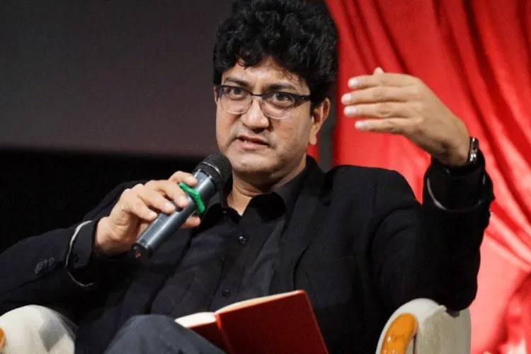 Lyricist Prasoon Joshi presented with the National Kishore Kumar Award by the MP government