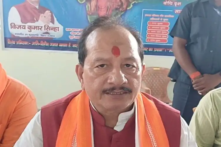 Bihar Polls: Deputy CM Vijay Sinha files nomination from Lakhisarai