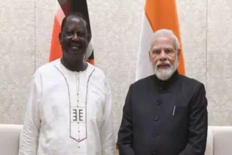 PM Modi condoles the passing away of former Kenyan Prime Minister Raila Odinga