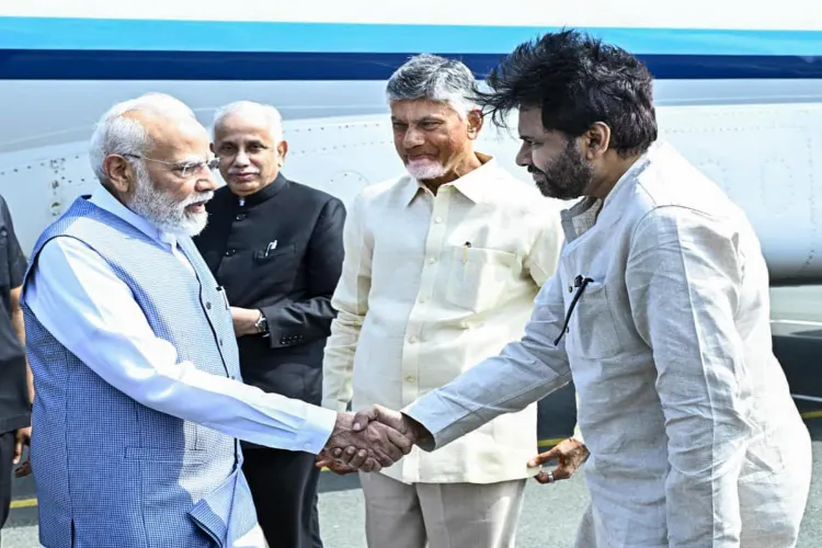 PM Modi offers prayers at Mallikarjuna Swamy Temple in Andhra Pradesh