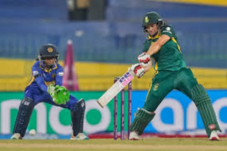 Wolvaardt and Brits hit half-centuries as South Africa thrashed Sri Lanka by 10 wickets in a rain-interrupted match.