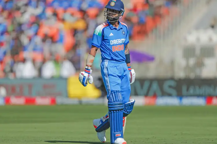 Virat Kohli dismissed for duck on ODI comeback as India reduced to 37/3