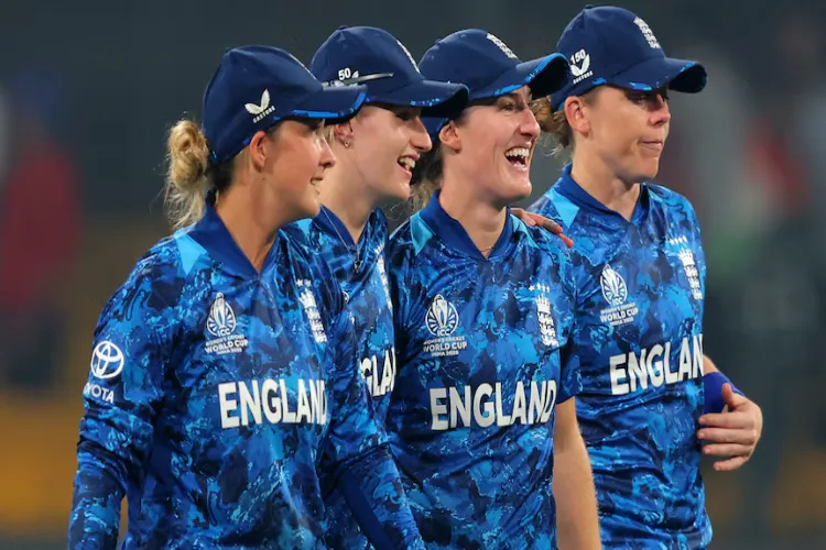 India lose by four runs, England reach the semi-finals of the Women's World Cup
