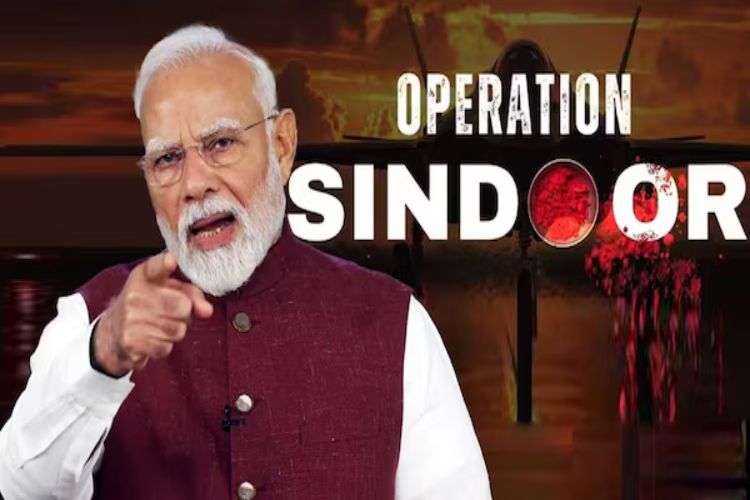 PM Modi praised Operation Sindoor, saying the name of INS Vikrant itself had created panic in Pakistan.