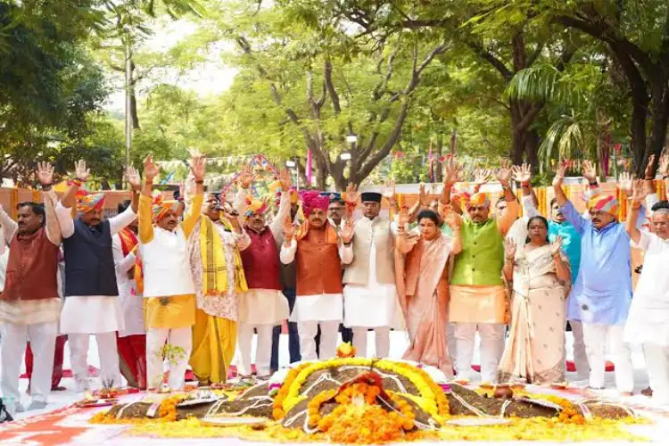 MP CM Mohan Yadav participates in Govardhan Parv celebrations in Bhopal, honours cow service organisations