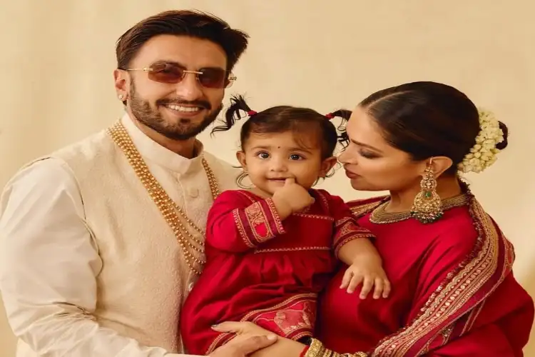 Deepika Padukone, Ranveer Singh reveal daughter Dua's face on Diwali. See adorable pics