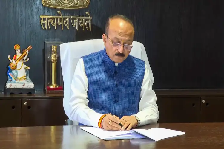 Delhi Minister Ashish Sood inspects Chhath Ghat in Mahavir Enclave ahead of Chhath Mahaparv