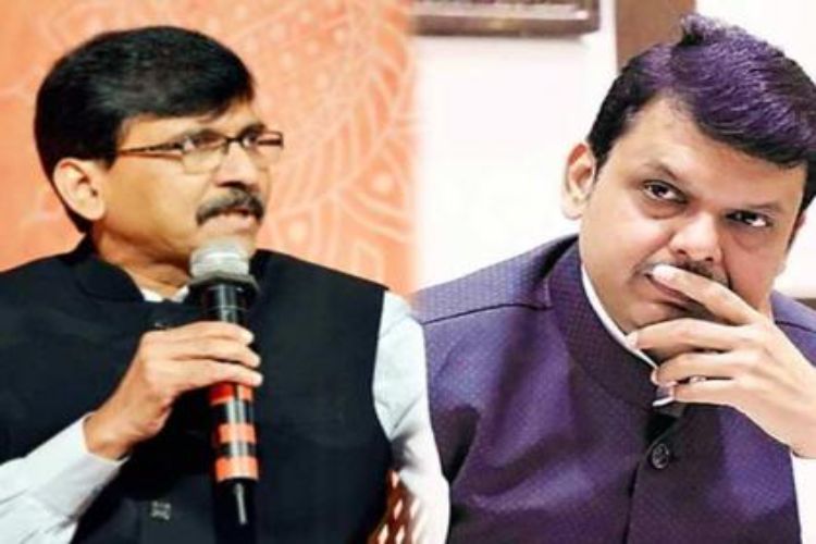 Raut targeted Fadnavis, accusing him of the breakdown of law and order in Maharashtra.