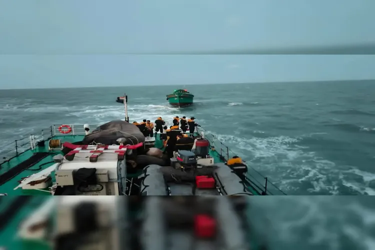 Indian Coast Guard rescues 31 fishermen stranded in the Arabian Sea for 11 days