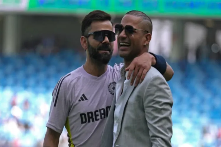 Shikhar Dhawan praised Virat Kohli, calling him the highest run-scorer in white-ball cricket.