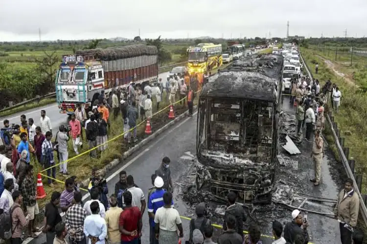 Kurnool bus tragedy: 10 bodies handed over to families of victims after DNA testing
