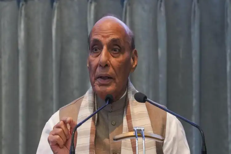 Rajnath Singh calls for doubling private sector role in defence, stresses indigenisation amid rising global uncertainty