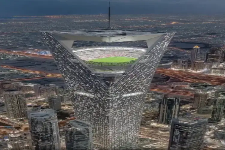 Saudi Arabia Unveils Plans for World’s First ‘Sky Stadium’ , The NEOM Stadium to Soar 350 Metres Above Ground  