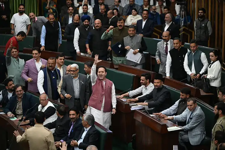 J-K Assembly witnesses uproar over demand for discussion on floods