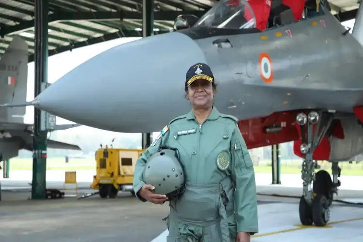 President Droupadi Murmu undertakes historic Rafale sortie at Ambala Air Force Station