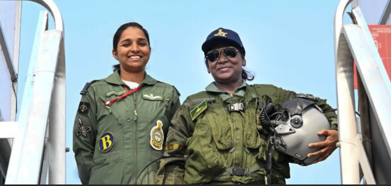 President Murmu's courageous flight: An inspiration for women, a source of pride for the nation.