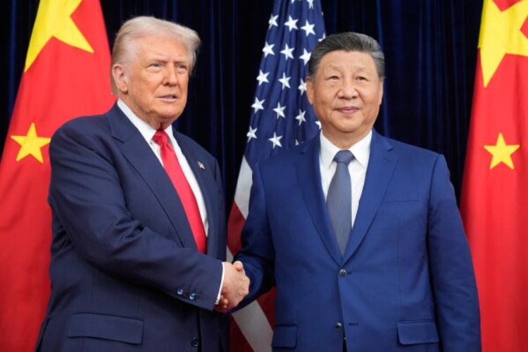 Trump and Xi Jinping met in South Korea.