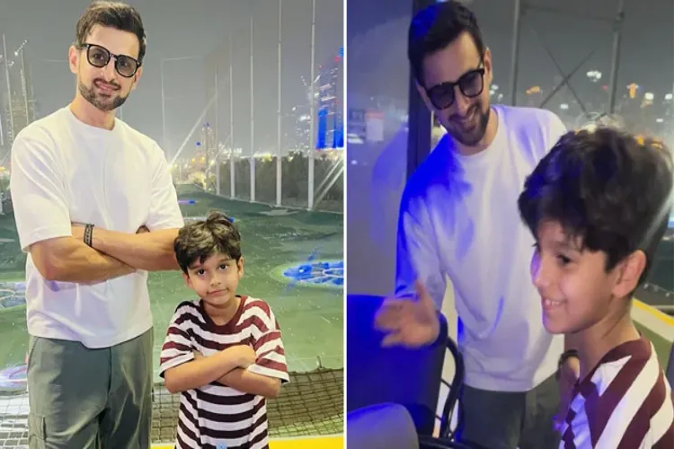 Shoaib Malik shares adorable video on son Izhaan's birthday