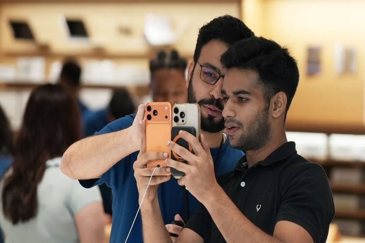 Apple recorded all-time high revenue in India during the July-September quarter.