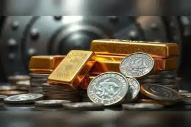 Gold and silver prices fall in the futures market.