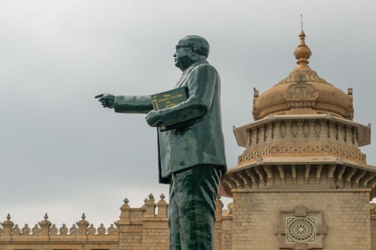Life-size statue and memorial of Dr. Ambedkar unveiled in Latur. Life-size statue and memorial of Dr. Ambedkar unveiled in Latur.